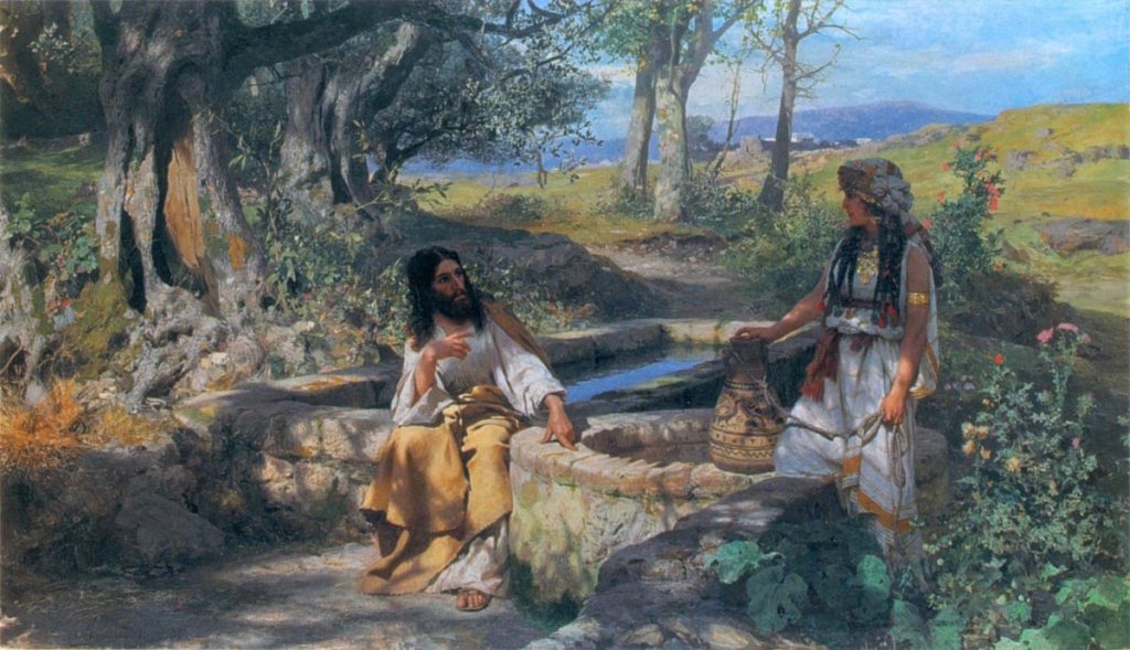 Henryk Hektor Siemiradzki - Gesù E La Samaritana, Olio Su Tela, Lviv National Art Gallery 